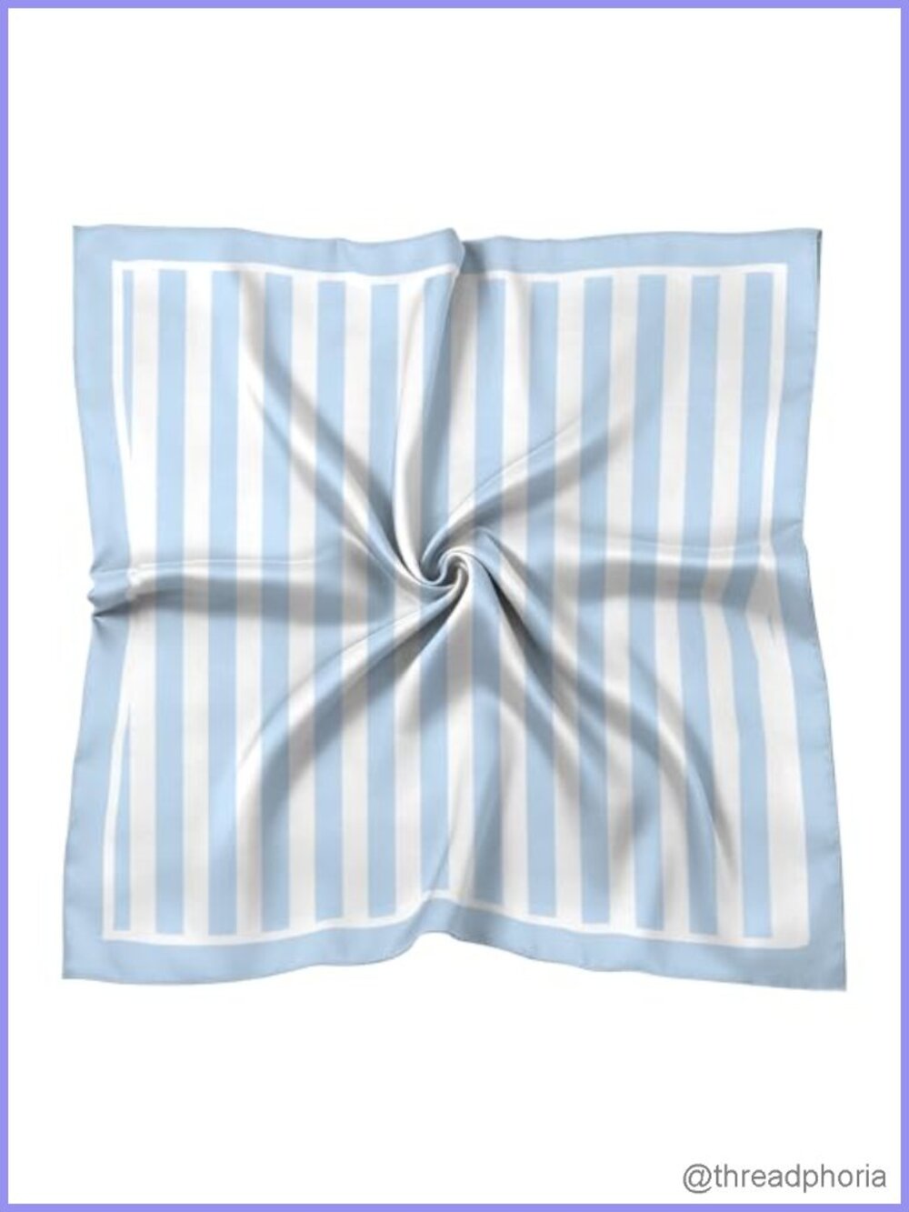 Square Satin Hair Scarf Wrap Bandana Headscarf 27.5 inches Silk Feeling